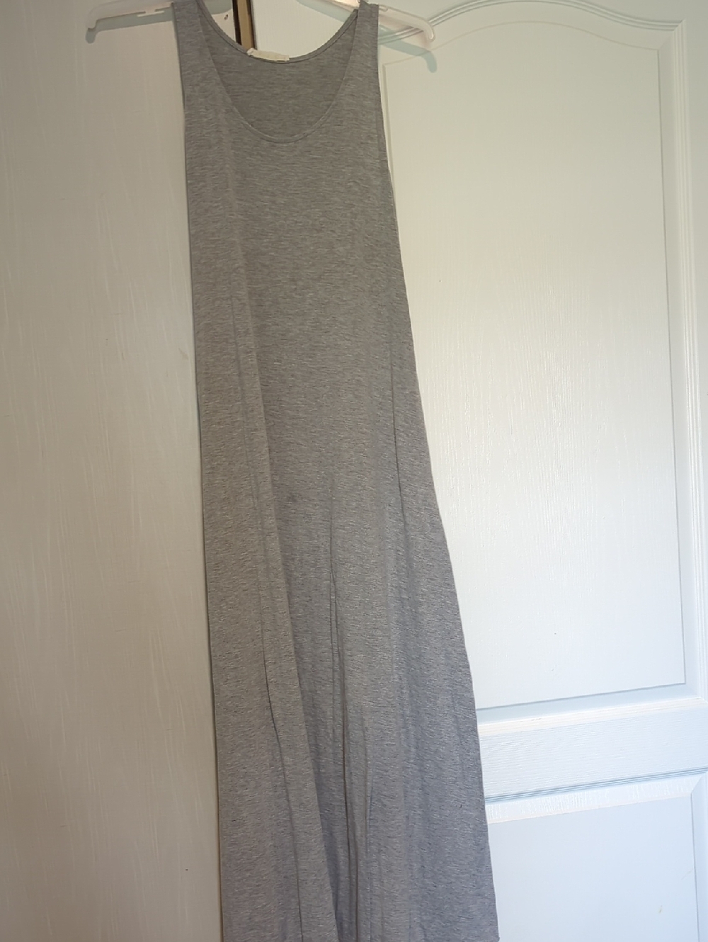 Hatch Heather Gray Sleeveless Maxi Dress
